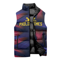 Custom Philippines 2026 Football Sleeveless Puffer Jacket Laban Pilipinas