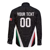 Custom Mexico 2026 World Football Long Sleeve Button Shirt Somos Mexico Champions