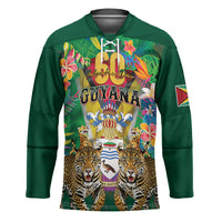 Personalized Guyana 60th Independence Day Hockey Jersey Diamond Jubilee