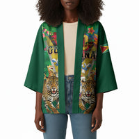 Personalized Guyana 60th Independence Day Kimono Diamond Jubilee