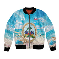 Personalized Haiti The Pearl Of Antilles Bomber Jacket Summer Aesthetic Vibe