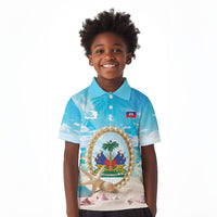 Personalized Haiti The Pearl Of Antilles Kid Polo Shirt Summer Aesthetic Vibe