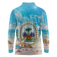 Personalized Haiti The Pearl Of Antilles Long Sleeve Polo Shirt Summer Aesthetic Vibe