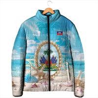 Personalized Haiti The Pearl Of Antilles Padded Jacket Summer Aesthetic Vibe