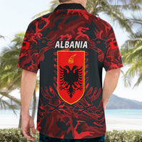 Albania Hawaiian Shirt Albanian Golden Eagle Sport Version - Wonder Print Shop