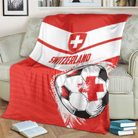 Switzerland 2024 Football Blanket Rossocrociati Go Champions