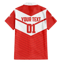 Custom Switzerland 2024 Football Family Matching Tank Maxi Dress and Hawaiian Shirt Rossocrociati Go Champions - Wonder Print Shop