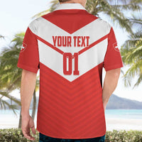 Custom Switzerland 2024 Football Hawaiian Shirt Rossocrociati Go Champions - Wonder Print Shop