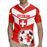 Custom Switzerland 2024 Football Rugby Jersey Rossocrociati Go Champions - Wonder Print Shop