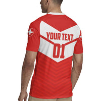Custom Switzerland 2024 Football Rugby Jersey Rossocrociati Go Champions - Wonder Print Shop