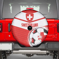 Switzerland 2024 Football Spare Tire Cover Rossocrociati Go Champions - Wonder Print Shop
