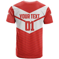 Custom Switzerland 2024 Football T Shirt Rossocrociati Go Champions - Wonder Print Shop