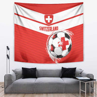 Switzerland 2024 Football Tapestry Rossocrociati Go Champions - Wonder Print Shop