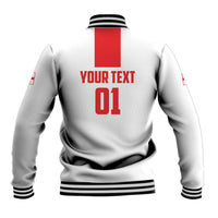 Custom Georgia 2024 Football Baseball Jacket Come On Sakartvelo - Wonder Print Shop