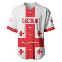Custom Georgia 2024 Football Baseball Jersey Come On Sakartvelo - Wonder Print Shop