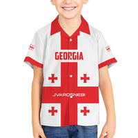 Custom Georgia 2024 Football Family Matching Summer Maxi Dress and Hawaiian Shirt Come On Sakartvelo - Wonder Print Shop