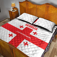 Georgia 2024 Football Quilt Bed Set Come On Sakartvelo - Wonder Print Shop