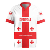 Custom Georgia 2024 Football Rugby Jersey Come On Sakartvelo - Wonder Print Shop