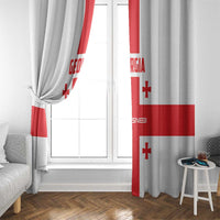 Georgia 2024 Football Window Curtain Come On Sakartvelo - Wonder Print Shop