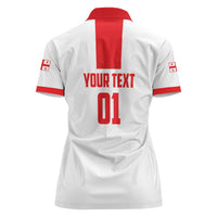 Custom Georgia 2024 Football Women Polo Shirt Come On Sakartvelo - Wonder Print Shop