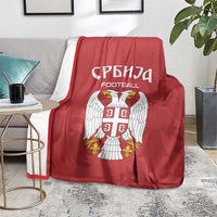 Serbia 2024 Football Blanket Srbija Go Champions