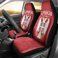 Serbia 2024 Football Car Seat Cover Srbija Go Champions - Wonder Print Shop