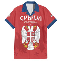 Custom Serbia 2024 Football Family Matching Summer Maxi Dress and Hawaiian Shirt Srbija Go Champions - Wonder Print Shop