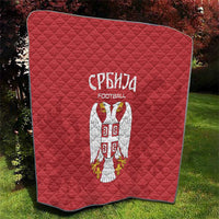 Serbia 2024 Football Quilt Srbija Go Champions - Wonder Print Shop