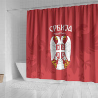 Serbia 2024 Football Shower Curtain Srbija Go Champions
