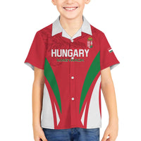 Custom Hungary 2024 Football Family Matching Puletasi and Hawaiian Shirt Hajra Magyarok - Wonder Print Shop