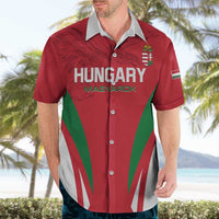 Custom Hungary 2024 Football Hawaiian Shirt Hajra Magyarok - Wonder Print Shop