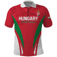 Custom Hungary 2024 Football Polo Shirt Hajra Magyarok - Wonder Print Shop