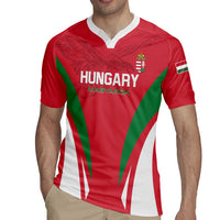 Custom Hungary 2024 Football Rugby Jersey Hajra Magyarok - Wonder Print Shop