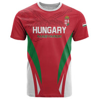 Custom Hungary 2024 Football T Shirt Hajra Magyarok - Wonder Print Shop