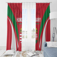 Hungary 2024 Football Window Curtain Hajra Magyarok - Wonder Print Shop