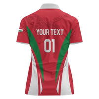Custom Hungary 2024 Football Women Polo Shirt Hajra Magyarok - Wonder Print Shop