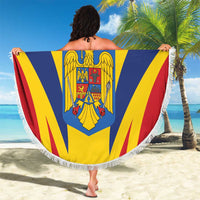 Romania 2024 Football Beach Blanket Come On Tricolorii - Wonder Print Shop