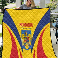 Romania 2024 Football Quilt Come On Tricolorii - Wonder Print Shop