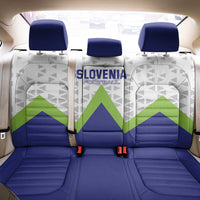 Slovenia 2024 Football Back Car Seat Cover Slovenija Go Champions - Wonder Print Shop