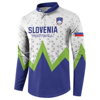 Custom Slovenia 2024 Football Button Sweatshirt Slovenija Go Champions - Wonder Print Shop