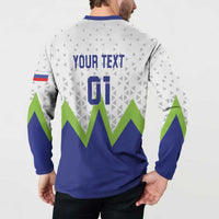 Custom Slovenia 2024 Football Button Sweatshirt Slovenija Go Champions - Wonder Print Shop