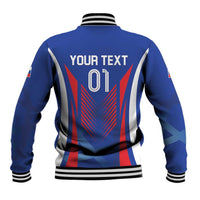 Custom Slovakia 2024 Football Baseball Jacket Slovenska Sokoli - Wonder Print Shop