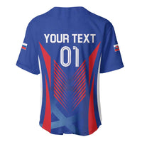 Custom Slovakia 2024 Football Baseball Jersey Slovenska Sokoli - Wonder Print Shop