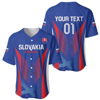 Custom Slovakia 2024 Football Baseball Jersey Slovenska Sokoli - Wonder Print Shop