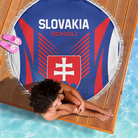 Slovakia 2024 Football Beach Blanket Slovenska Sokoli - Wonder Print Shop