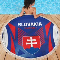 Slovakia 2024 Football Beach Blanket Slovenska Sokoli - Wonder Print Shop