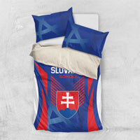 Slovakia 2024 Football Bedding Set Slovenska Sokoli - Wonder Print Shop