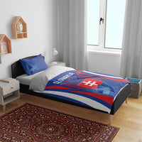 Slovakia 2024 Football Bedding Set Slovenska Sokoli - Wonder Print Shop