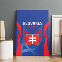 Slovakia 2024 Football Canvas Wall Art Slovenska Sokoli - Wonder Print Shop