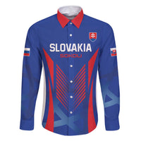 Custom Slovakia 2024 Football Family Matching Off Shoulder Short Dress and Hawaiian Shirt Slovenska Sokoli - Wonder Print Shop